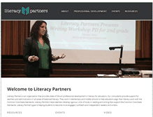 Tablet Screenshot of literacypartners.com